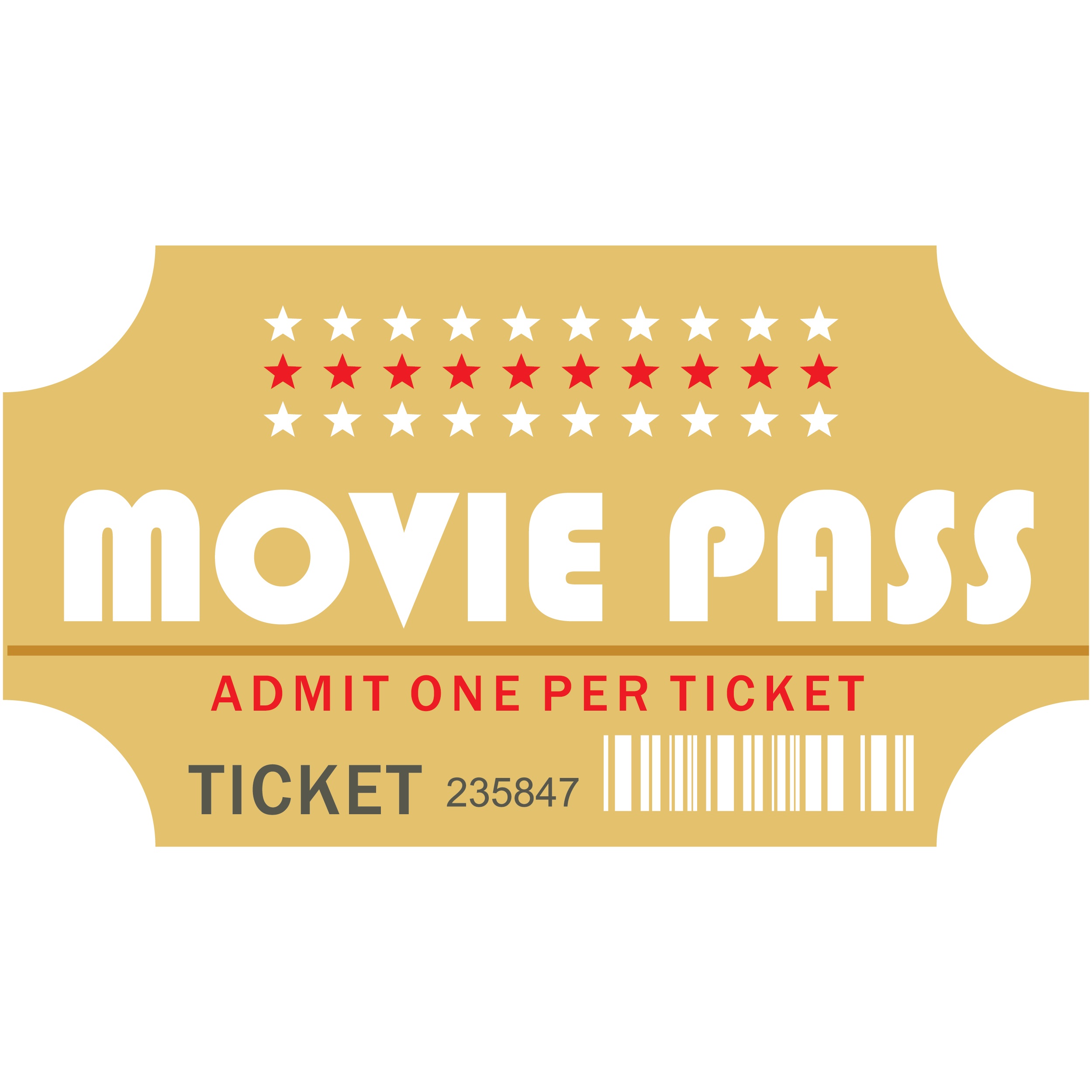 Free printables movie ticket little Victoria's party